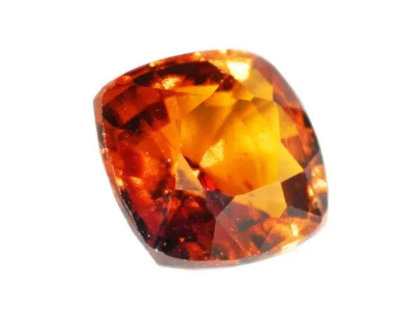 HESSONITE GARNET 4.24 CARATS CUSHION SHAPE NATURAL SRI LANKA GEMSTONE 20420 - Image 4