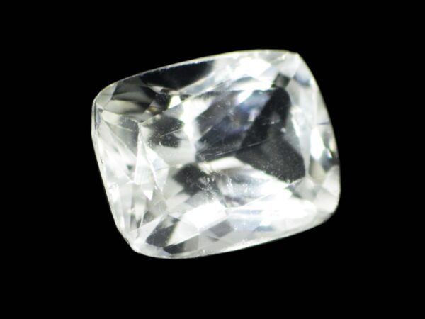 CERTIFIED WHITE SAPPHIRE UNHEATED CUSHION 1.03 Cts NATURAL CEYLON GEMSTONE 20443 - Image 2