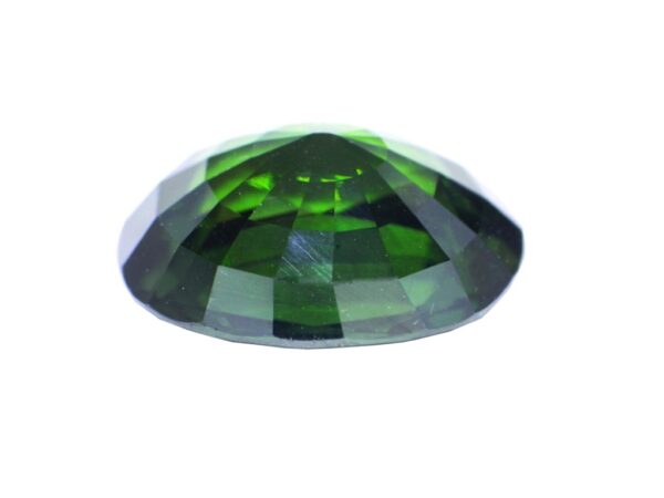 ZIRCON DEEP GREEN 5.92 Cts OVAL SHAPE NATURAL CEYLON LOOSE GEMSTONE 20459 - Image 3