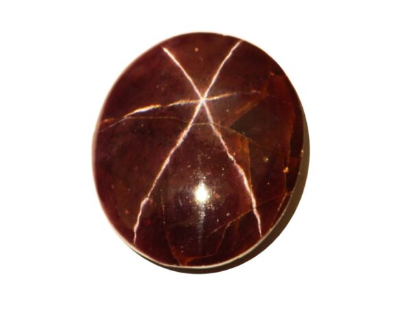 CERTIFIED GARNET 6 RAY STAR 46.37 Cts OVAL NATURAL CEYLON LOOSE GEMSTONE 20473 - Image 3