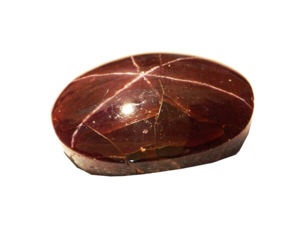 CERTIFIED GARNET 6 RAY STAR 46.37 Cts OVAL NATURAL CEYLON LOOSE GEMSTONE 20473 - Image 2