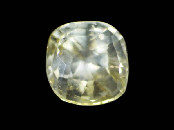 YELLOW SAPPHIRE UNHEATED 1.04 CTS CUSHION SHAPE NATURAL SRI LANKA LOOSE GEMSTONE - Image 2