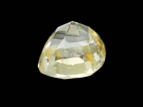 YELLOW SAPPHIRE UNHEATED 1.04 CTS CUSHION SHAPE NATURAL SRI LANKA LOOSE GEMSTONE - Image 3