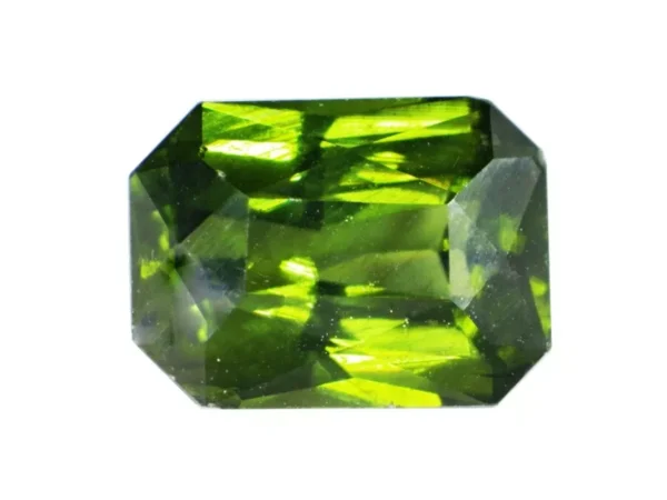 ZIRCON GREEN NATURAL 3.03 CARATS OCTAGON SHAPE SRI LANKA LOOSE GEMSTONE 20531