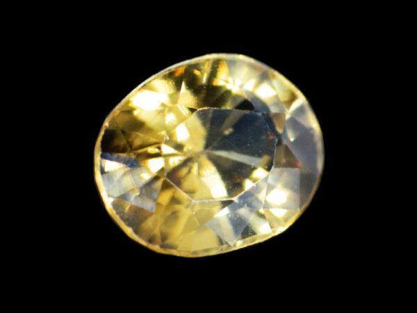 ZIRCON YELLOW NATURAL 2.85 CARATS OVAL SHAPE SRI LANKA LOOSE GEMSTONE 20532 - Image 3