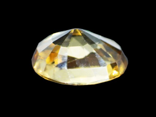 ZIRCON YELLOW NATURAL 2.85 CARATS OVAL SHAPE SRI LANKA LOOSE GEMSTONE 20532 - Image 2