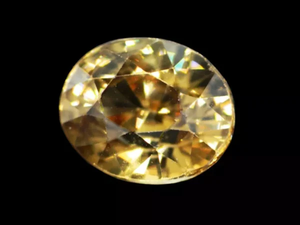 ZIRCON GOLDEN YELLOW NATURAL 4.73 Cts SRI LANKA LOOSE GEM - Image 4