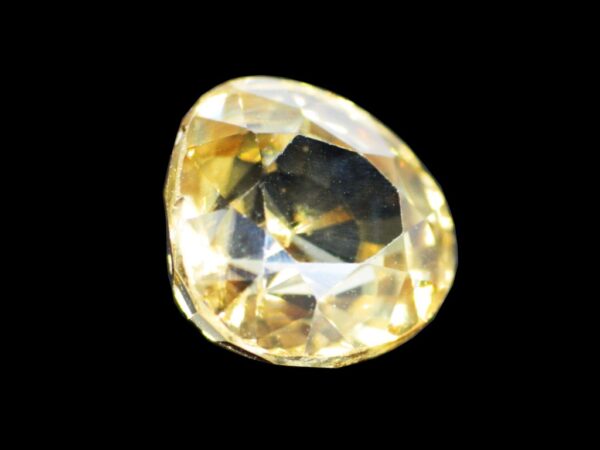 ZIRCON GOLDEN YELLOW NATURAL 3.87 Cts TRILLIANT SRI LANKA LOOSE GEMSTONE 20534 - Image 2