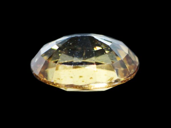 ZIRCON GOLDEN YELLOW NATURAL 3.72 Cts OVAL SHAPE SRI LANKA LOOSE GEMSTONE 20535 - Image 4