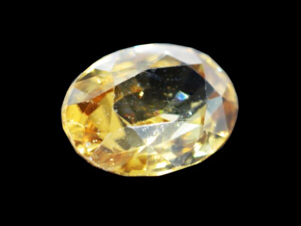 ZIRCON GOLDEN YELLOW NATURAL 3.72 Cts OVAL SHAPE SRI LANKA LOOSE GEMSTONE 20535 - Image 3