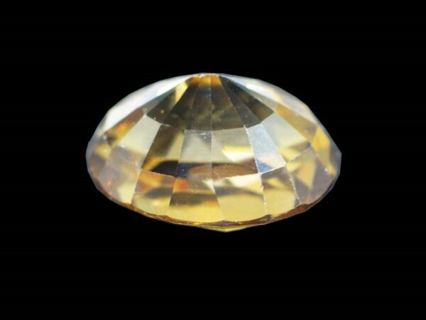 ZIRCON GOLDEN YELLOW NATURAL 4.61 Cts OVAL SHAPE SRI LANKA LOOSE GEMSTONE 20536 - Image 3