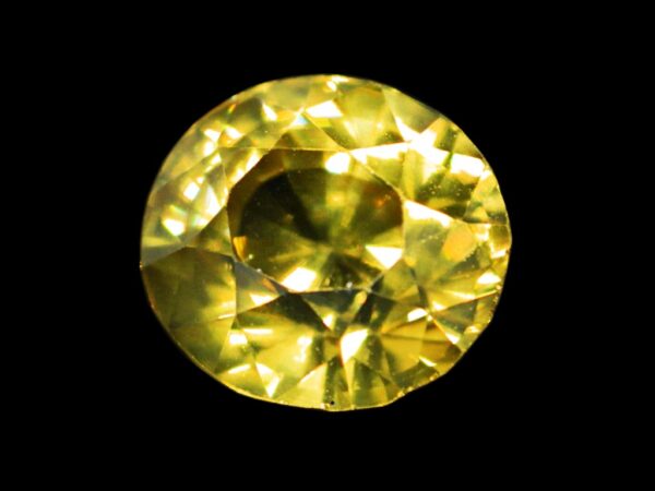 ZIRCON GOLDEN YELLOW NATURAL 3.00 Cts OVAL SHAPE SRI LANKA LOOSE GEMSTONE 20537