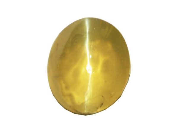 CHRYSOBERYL CATS EYE 1.08 Cts OVAL SHAPE NATURAL SRI LANKA LOOSE GEMSTONE 20539 - Image 3