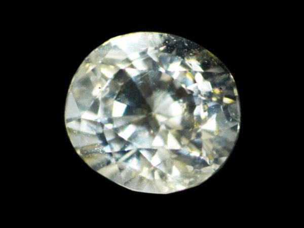 WHITE SAPPHIRE UNHEATED TINT OF YELLOW 2.23 Cts SRI LANKA GEM - Image 2