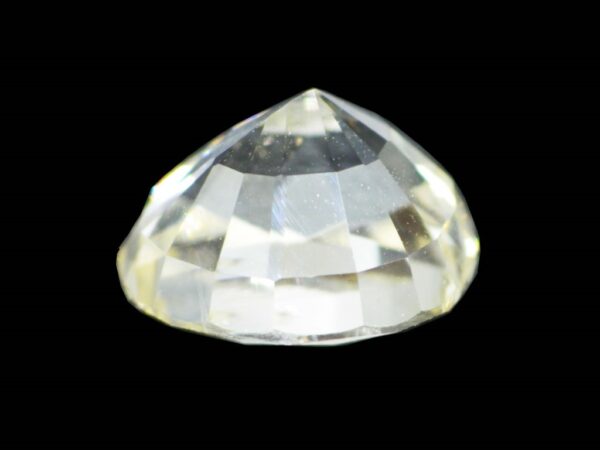 WHITE SAPPHIRE UNHEATED TINT OF YELLOW 2.23 Cts SRI LANKA GEM - Image 4