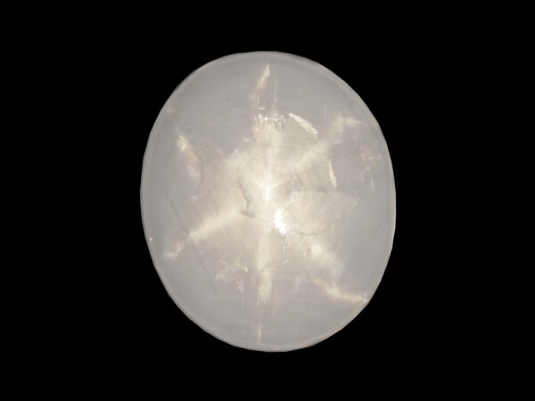 STAR SAPPHIRE 6 RAY 5.07 Cts OVAL SHAPE NATURAL SRI LANKA LOOSE GEMSTONE 20562