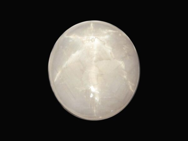 STAR SAPPHIRE 6 RAY 5.07 Cts OVAL SHAPE NATURAL SRI LANKA LOOSE GEMSTONE 20562 - Image 3