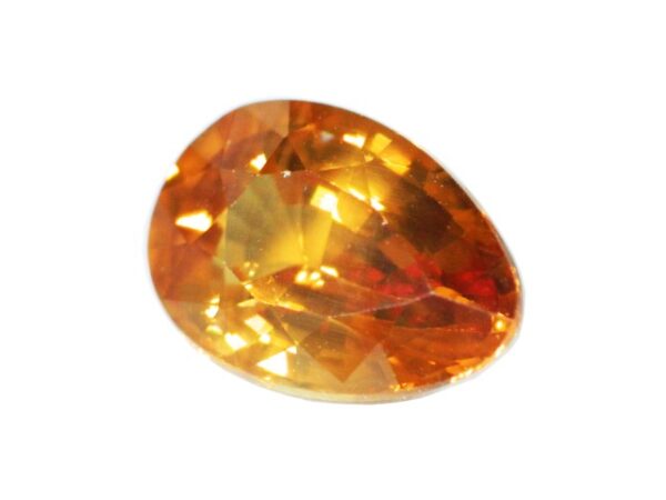 SPESSARTINE GARNET ORANGE RED 1.97 Cts PEAR NATURAL CEYLON LOOSE GEMSTONE 20576 - Image 4