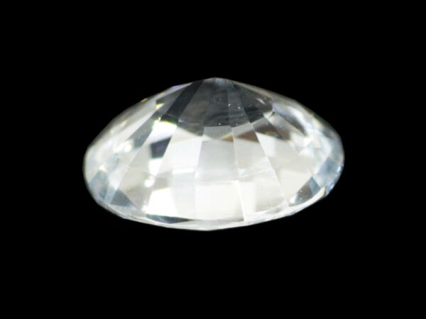 CERTIFIED WHITE SAPPHIRE 1.13 Cts OVAL SHAPE 20592 CEYLON NATURAL LOOSE GEMSTONE - Image 3