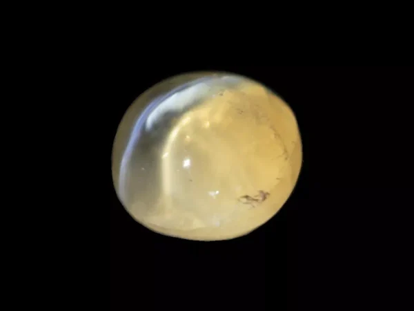 CHRYSOBERYL CATS EYE 1.94 Cts ROUND SHAPE - 20600 CEYLON NATURAL LOOSE GEMSTONE - Image 3