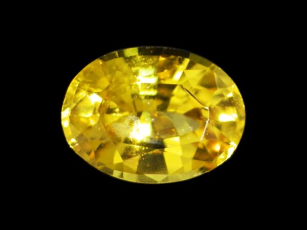 YELLOW SAPPHIRE GORGEOUS GEM 1.06 Cts OVAL SHAPE NATURAL CEYLON LOOSE GEMSTONE