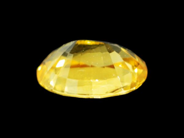 YELLOW SAPPHIRE GORGEOUS GEM 1.06 Cts OVAL SHAPE NATURAL CEYLON LOOSE GEMSTONE - Image 3