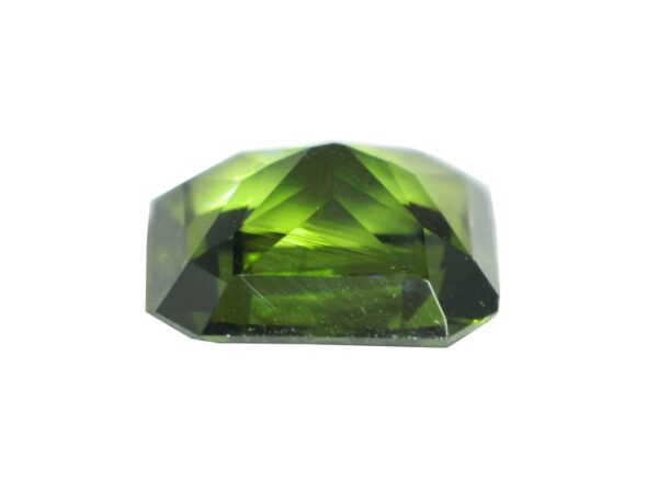 ZIRCON DEEP GREEN 2.18 Cts OCTAGON SHAPE NATURAL CEYLON LOOSE GEMSTONE 20627 - Image 4