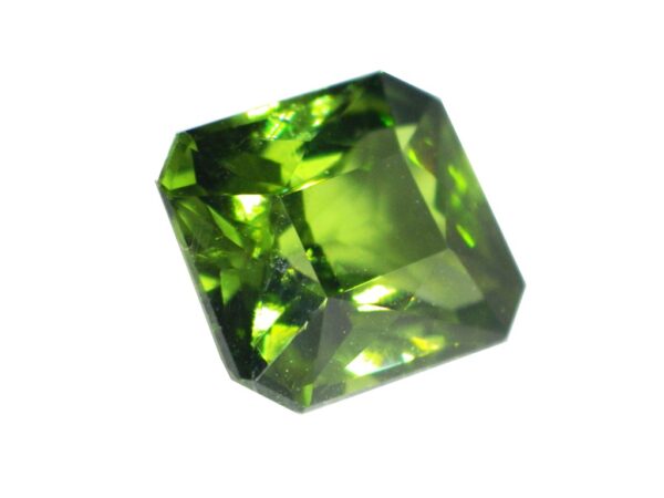 ZIRCON DEEP GREEN 2.18 Cts OCTAGON SHAPE NATURAL CEYLON LOOSE GEMSTONE 20627 - Image 2