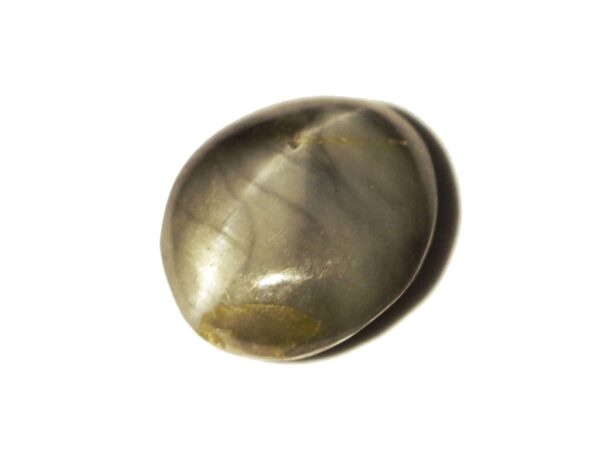 CHRYSOBERYL CATS EYE 1.85 Cts OVAL SHAPE NATURAL CEYLON LOOSE GEMSTONE 20631 - Image 2