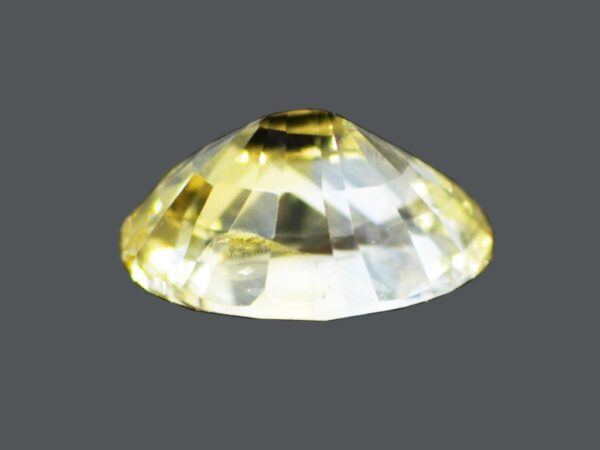 YELLOW SAPPHIRE UNHEATED 1.50 Cts OVAL SHAPE NATURAL SRI LANKA LOOSE GEMSTONE - Image 4