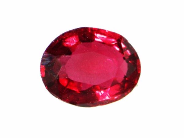 RUBY VIVID RED UNHEATED 0.26 Cts NATURAL SRI LANKA LOOSE GEMSTONE - 20749