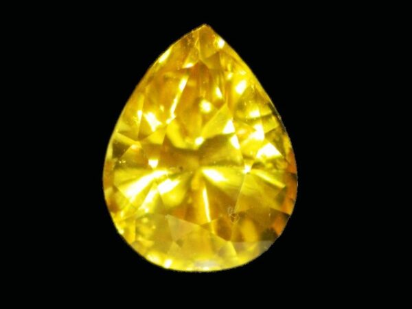 YELLOW SAPPHIRE 0.84 Cts NATURAL SRI LANKA LOOSE GEMSTONE - 20750