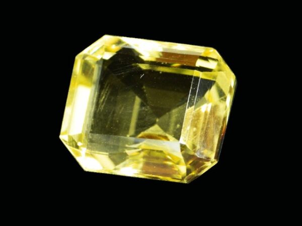 LIME CITRINE YELLOW GREEN 12.83 CTS - 20767 SRI LANKA NATURAL GEMSTONE - Image 4