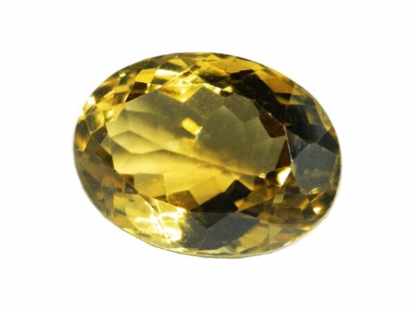 CITRINE YELLOW GREEN 13.70Cts NATURAL SRI LANKA LOOSE GEMSTONE - 20784 - Image 2