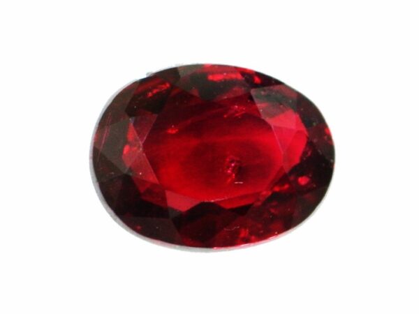 RUBY DEEP RED 0.48 CTS - OVAL CUT NATURAL SRI LANKA LOOSE GEMSTONE 20897