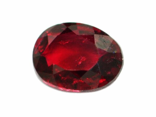 RUBY DEEP RED 0.48 CTS - OVAL CUT NATURAL SRI LANKA LOOSE GEMSTONE 20897 - Image 3