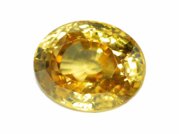 ZIRCON GOLDEN YELLOW LARGE GEM 9.15 CTS - NATURAL SRI LANKA LOOSE GEMSTONE 20900 - Image 3