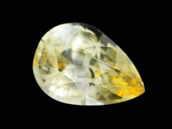 YELLOW SAPPHIRE 1.16 Cts NATURAL SRI LANKA LOOSE GEMSTONE - 21055 - Image 3