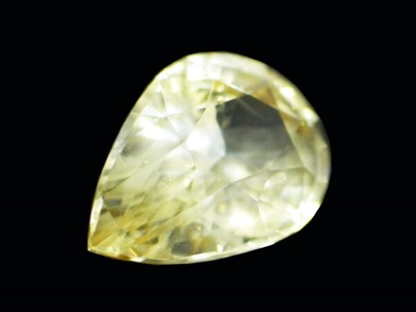 YELLOW SAPPHIRE 1.16 Cts NATURAL SRI LANKA LOOSE GEMSTONE - 21055 - Image 4