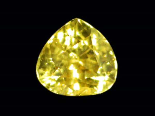 YELLOW SAPPHIRE 0.63 Cts NATURAL CEYLON LOOSE GEM 21063