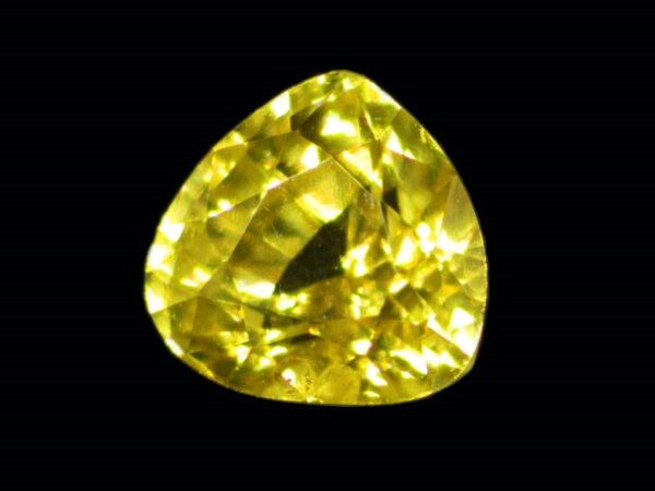 YELLOW SAPPHIRE 0.63 Cts NATURAL CEYLON LOOSE GEM 21063 - Image 2