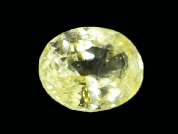 YELLOW SAPPHIRE UNHEATED 1.38 Cts NATURAL SRI LANKA LOOSE GEMSTONE - 21143 - Image 3