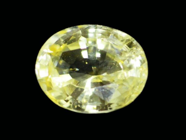 YELLOW SAPPHIRE UNHEATED 1.38 Cts NATURAL SRI LANKA LOOSE GEMSTONE - 21143 - Image 4