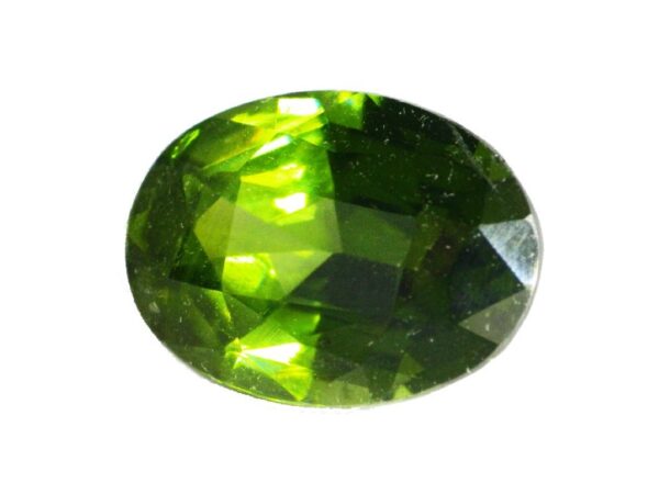 ZIRCON DEEP GREEN 3.62 CTS CEYLON NATURAL GEMSTONE 10.80 x 8.15 - Image 3