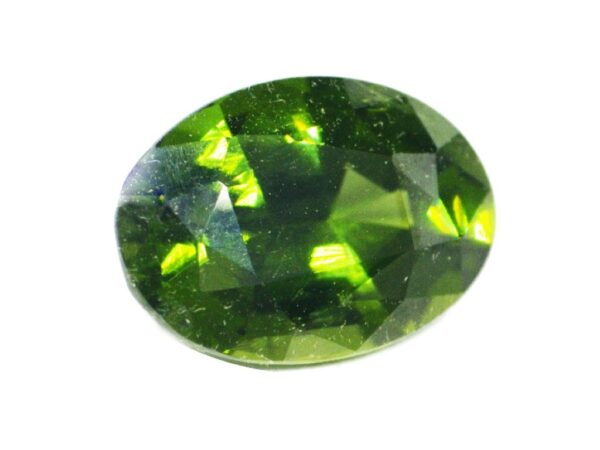 ZIRCON DEEP GREEN 3.62 CTS CEYLON NATURAL GEMSTONE 10.80 x 8.15 - Image 2