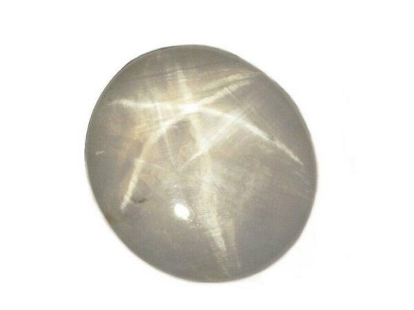 STAR SAPPHIRE LIGHT GRAY 7.94 Cts NATURAL STUNNING 6 RAY STAR GEM