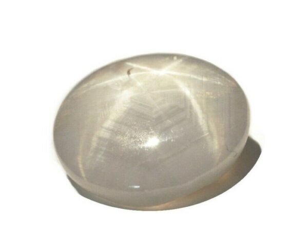 STAR SAPPHIRE LIGHT GRAY 7.94 Cts NATURAL STUNNING 6 RAY STAR GEM - Image 2