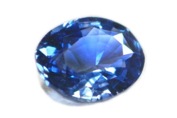 NATURAL BLUE SAPPHIRE UNHEATED 0.42 CTS - BEAUTIFUL CORNFLOWER BLUE - Image 3