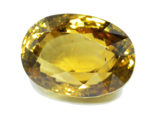 CERTIFIED SINHALITE YELLOWISH BROWN 6.90 Cts NATURAL SRI LANKA LOOSE GEMSTONE - Image 3