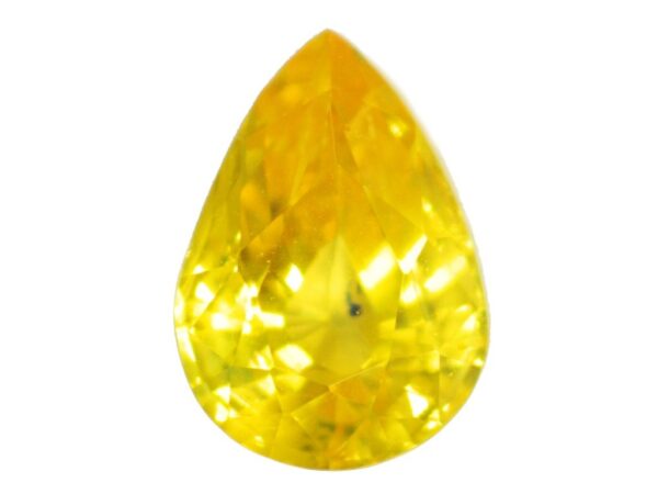 YELLOW SAPPHIRE DEEP YELLOW 0.96 Cts NATURAL SRI LANKA LOOSE GEMSTONE 21280